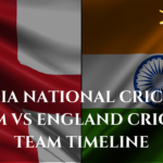 india national cricket team vs england cricket team timeline